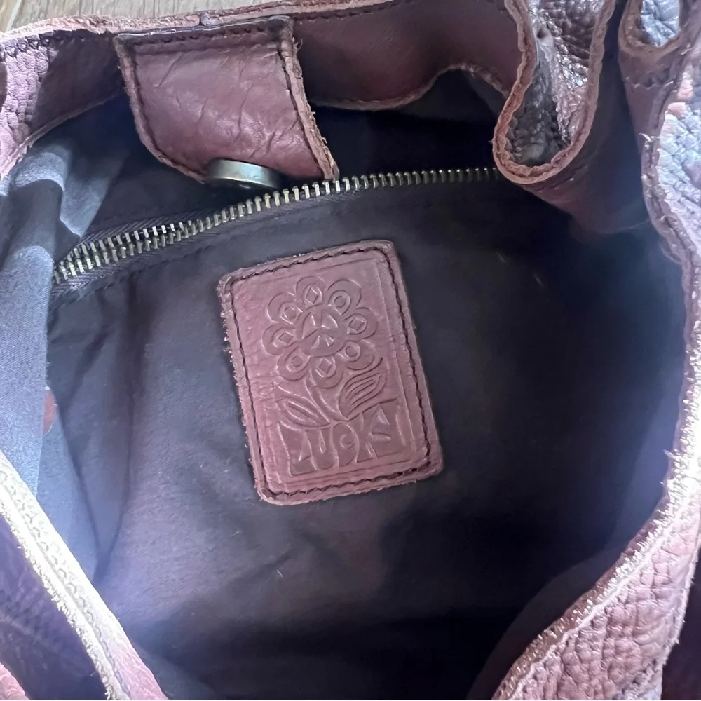 Lucky Brand Boho Leather Shoulder Bag - Picture 5 of 10